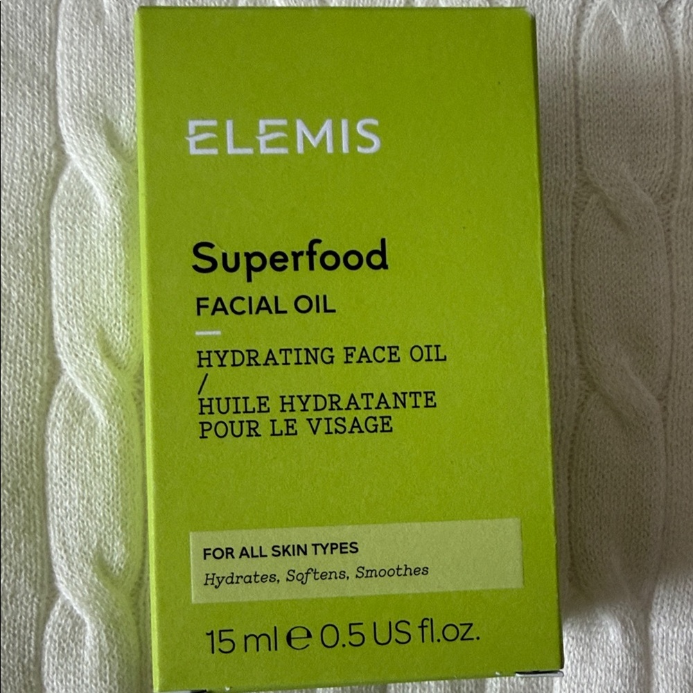 Brand new!!! Elemis Superfood Hydrating Face Oil 15 ml 0.5 us fl oz
